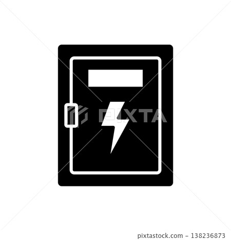 Electric Box Panel icon vector design templates 138236873