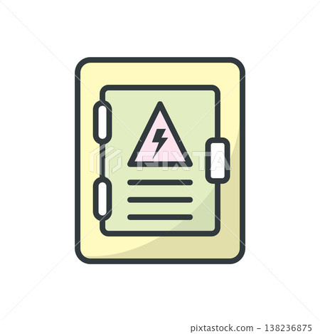 Electric Box Panel icon vector design templates Electric Box Panel icon vector design templates 138236875