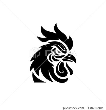 Chicken Head e sport logo vector illustration design templates simple and modern concept Chicken Head e sport logo vector illustration design templates simple and modern concept 138236904