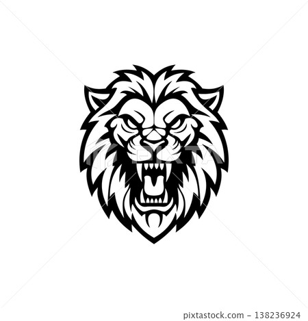 E sport Lion Logo emblem vector design templates simple and modern concept, isolated on white background E sport Lion Logo emblem vector design templates simple and modern concept, isolated on white background 138236924