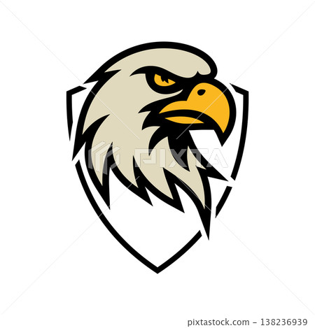 Eagle e sport logo vector illustration design templates simple and modern concept 138236939