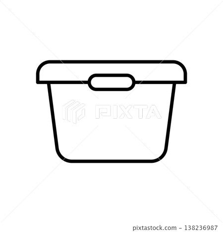Food Container box icon vector design templates 138236987