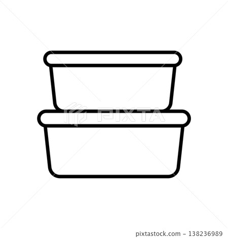 Food Container box icon vector design templates Food Container box icon vector design templates 138236989