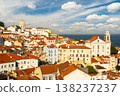 Alfama Oldest Neighborhood on Sunny Day. Lisbon, Portugal 138237237