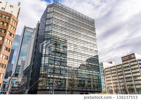 京橋一丁目交叉口:東日本銀行總行大樓重建工程大型辦公大樓 京橋一丁目交叉口:東日本銀行總行大樓重建工程大型辦公大樓 138237553