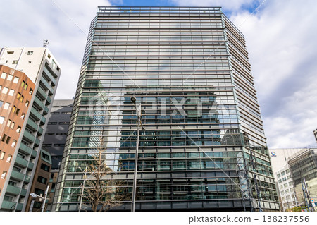 京橋一丁目交叉口:東日本銀行總行大樓重建工程大型辦公大樓 京橋一丁目交叉口:東日本銀行總行大樓重建工程大型辦公大樓 138237556