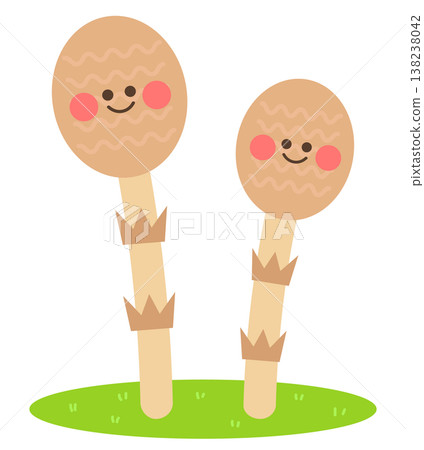 Cute horsetail 138238042