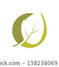Logos of green leaf ecology nature element vector icon 138238069