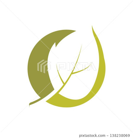 Logos of green leaf ecology nature element vector icon 138238069