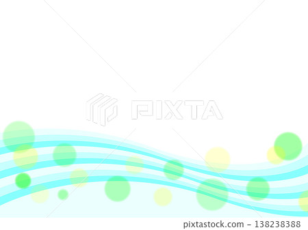 美麗的藍色波浪線 138238388