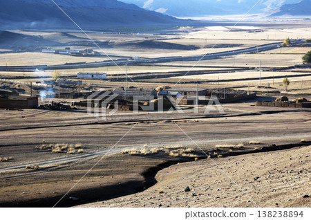 The rural landscapes of the grasslands and valleys of Kokutokai, Xinjiang. The rural landscapes of the grasslands and valleys of Kokutokai, Xinjiang. 138238894