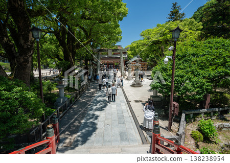 Dazaifu Tenmangu shrine is a historic Shinto shrine dedicated to the deity of learning, Sugawara no Michizane. The shrine is renowned for its beautiful Japanese gardens Dazaifu Tenmangu shrine is a historic Shinto shrine dedicated to the deity of learning, Sugawara no Michizane. The shrine is renowned for its beautiful Japanese gardens 138238954