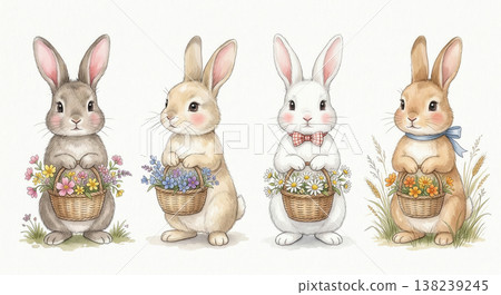 Easter eggs and flowers frame on mint green background, colorful spring border 138239245
