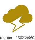 Weather icon: Lightning 138239660