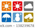 Weather Symbol Set (Outline) 138239678