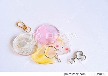 Making a resin keychain Making a resin keychain 138239892