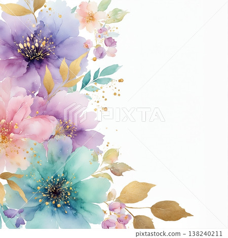 Collection of delicate watercolor wildflower seamless patterns with soft pastel and earthy tones Collection of delicate watercolor wildflower seamless patterns with soft pastel and earthy tones 138240211