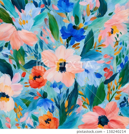 Collection of delicate watercolor wildflower seamless patterns with soft pastel and earthy tones Collection of delicate watercolor wildflower seamless patterns with soft pastel and earthy tones 138240214