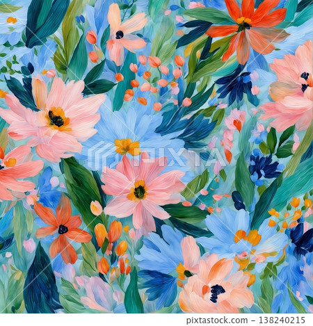 Collection of delicate watercolor wildflower seamless patterns with soft pastel and earthy tones Collection of delicate watercolor wildflower seamless patterns with soft pastel and earthy tones 138240215