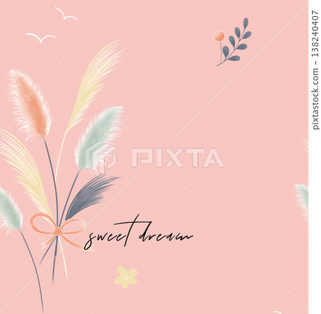 Collection of delicate watercolor wildflower seamless patterns with soft pastel and earthy tones Collection of delicate watercolor wildflower seamless patterns with soft pastel and earthy tones 138240407