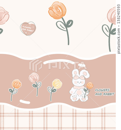 Collection of delicate watercolor wildflower seamless patterns with soft pastel and earthy tones Collection of delicate watercolor wildflower seamless patterns with soft pastel and earthy tones 138240593