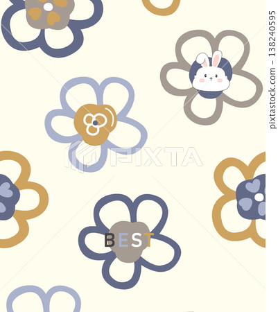 Collection of delicate watercolor wildflower seamless patterns with soft pastel and earthy tones Collection of delicate watercolor wildflower seamless patterns with soft pastel and earthy tones 138240595