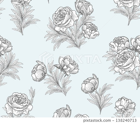 Collection of delicate watercolor wildflower seamless patterns with soft pastel and earthy tones Collection of delicate watercolor wildflower seamless patterns with soft pastel and earthy tones 138240713