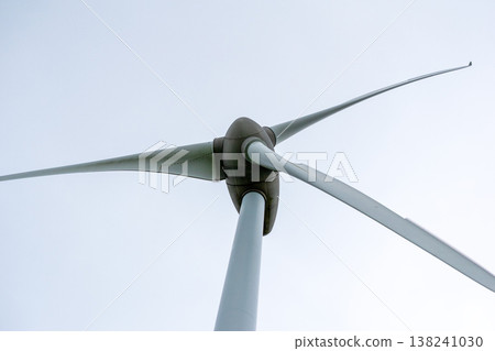 Sustainable Energy Turbine in Open Field Horizon Sustainable Energy Turbine in Open Field Horizon 138241030