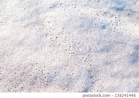 White Foam Texture with Bubbles White Foam Texture with Bubbles 138241448