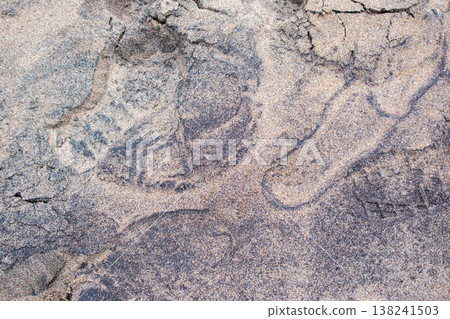 Abstract Natural Texture of Sand Ripples Close Up Abstract Natural Texture of Sand Ripples Close Up 138241503