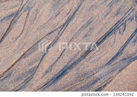 Abstract Sand Ripples Texture Pattern Close Up Abstract Sand Ripples Texture Pattern Close Up 138241892