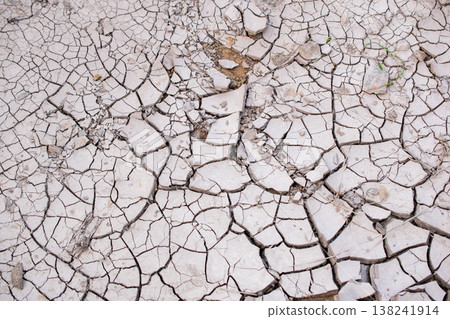 Cracked Dry Earth Texture 138241914