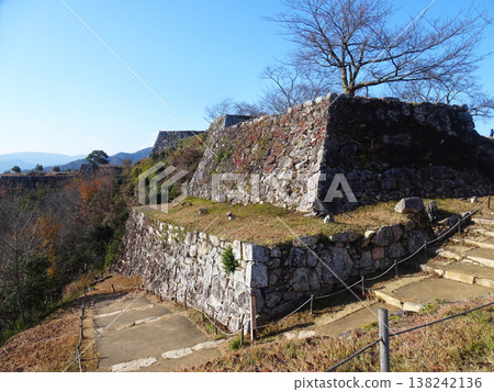 Takeda Castle (Asago City, Hyogo Prefecture), photographed in December 2025. 138242136