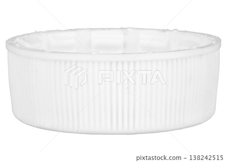 white plastic bottle cap on white background white plastic bottle cap on white background 138242515