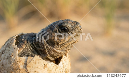 孵化中的小海龜 138242677