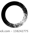 褪色的圓形框架 138242775