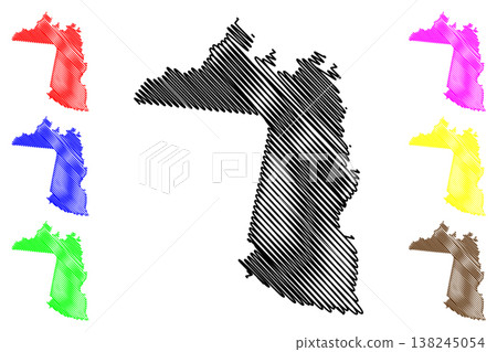 Agua Doce do Norte municipality (Espirito Santo state, Municipalities of Brazil, Federative Republic of Brazil) map vector illustration, scribble sketch Agua Doce do Norte map Agua Doce do Norte municipality (Espirito Santo state, Municipalities of Brazil, Federative Republic of Brazil) map vector illustration, scribble sketch Agua Doce do Norte map 138245054