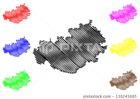 Castelo municipality (Espirito Santo state, Municipalities of Brazil, Federative Republic of Brazil) map vector illustration, scribble sketch Castelo map Castelo municipality (Espirito Santo state, Municipalities of Brazil, Federative Republic of Brazil) map vector illustration, scribble sketch Castelo map 138245085