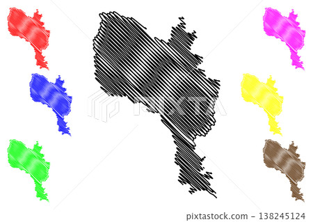 Ibitirama municipality (Espirito Santo state, Municipalities of Brazil, Federative Republic of Brazil) map vector illustration, scribble sketch Ibitirama map Ibitirama municipality (Espirito Santo state, Municipalities of Brazil, Federative Republic of Brazil) map vector illustration, scribble sketch Ibitirama map 138245124