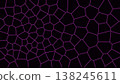 Magenta Neon Polygonal Mesh Background on Black 138245611