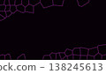 Cybernetic Glowing Cell Structure with Copy Space 138245613