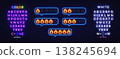 Neon fire rating bubbles glowing in bright orange colors. Hot level indicators inside chat style frames on dark background 138245694