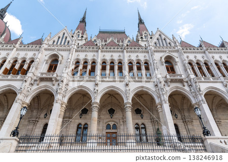 Hungarian Parliament Orszaghaz, seat of National Assembly of Hungary in Budapest 138246918