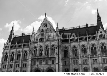 Hungarian Parliament Orszaghaz, seat of National Assembly of Hungary in Budapest 138246921