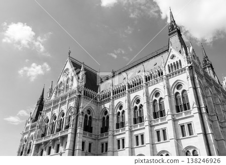 Hungarian Parliament Orszaghaz, seat of National Assembly of Hungary in Budapest 138246926