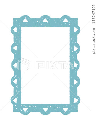 Stamp Frame Border Sketch Style Stamp Frame Border Sketch Style 138247103