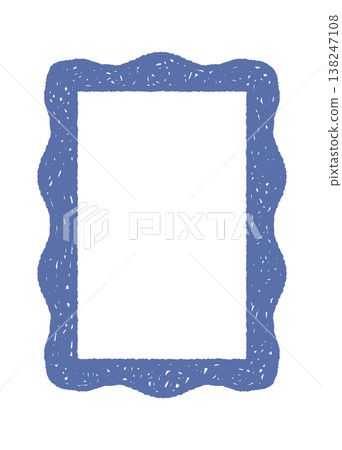 Frame With Wavy Border Hand Drawn Frame With Wavy Border Hand Drawn 138247108