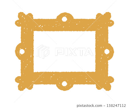 Rectangular ornate frame curved flourishes Design Rectangular ornate frame curved flourishes Design 138247112