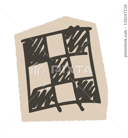 Crown symbol sketched bold marker Design Crown symbol sketched bold marker Design 138247116