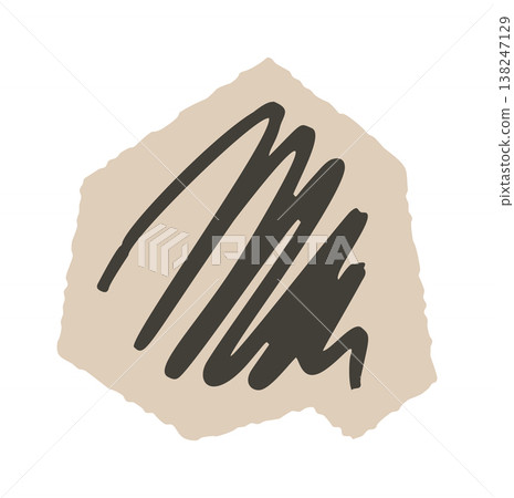 Bold hand-drawn scribble stroke Design Style Bold hand-drawn scribble stroke Design Style 138247129